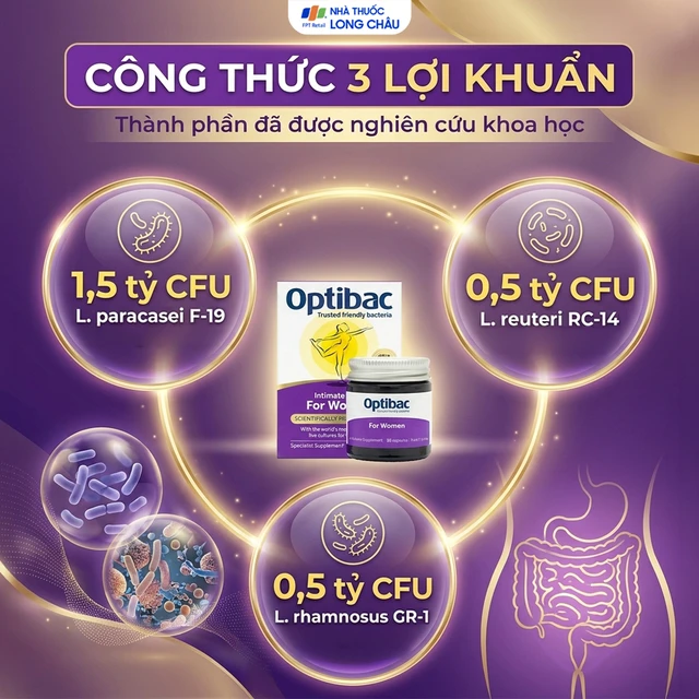 Thực phẩm bảo vệ sức khỏe Optibac For Women (Hộp 30 Viên)