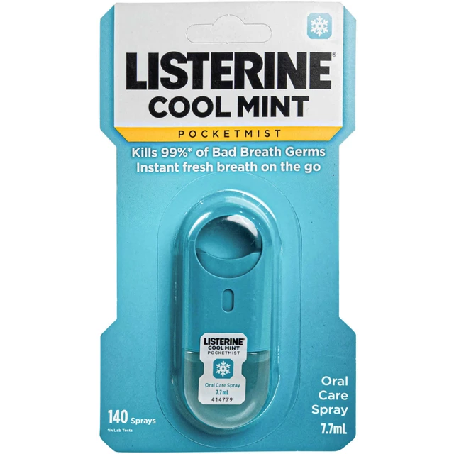 Xịt Thơm Miệng Listerine Coolmint Pocketmist 7.7ml