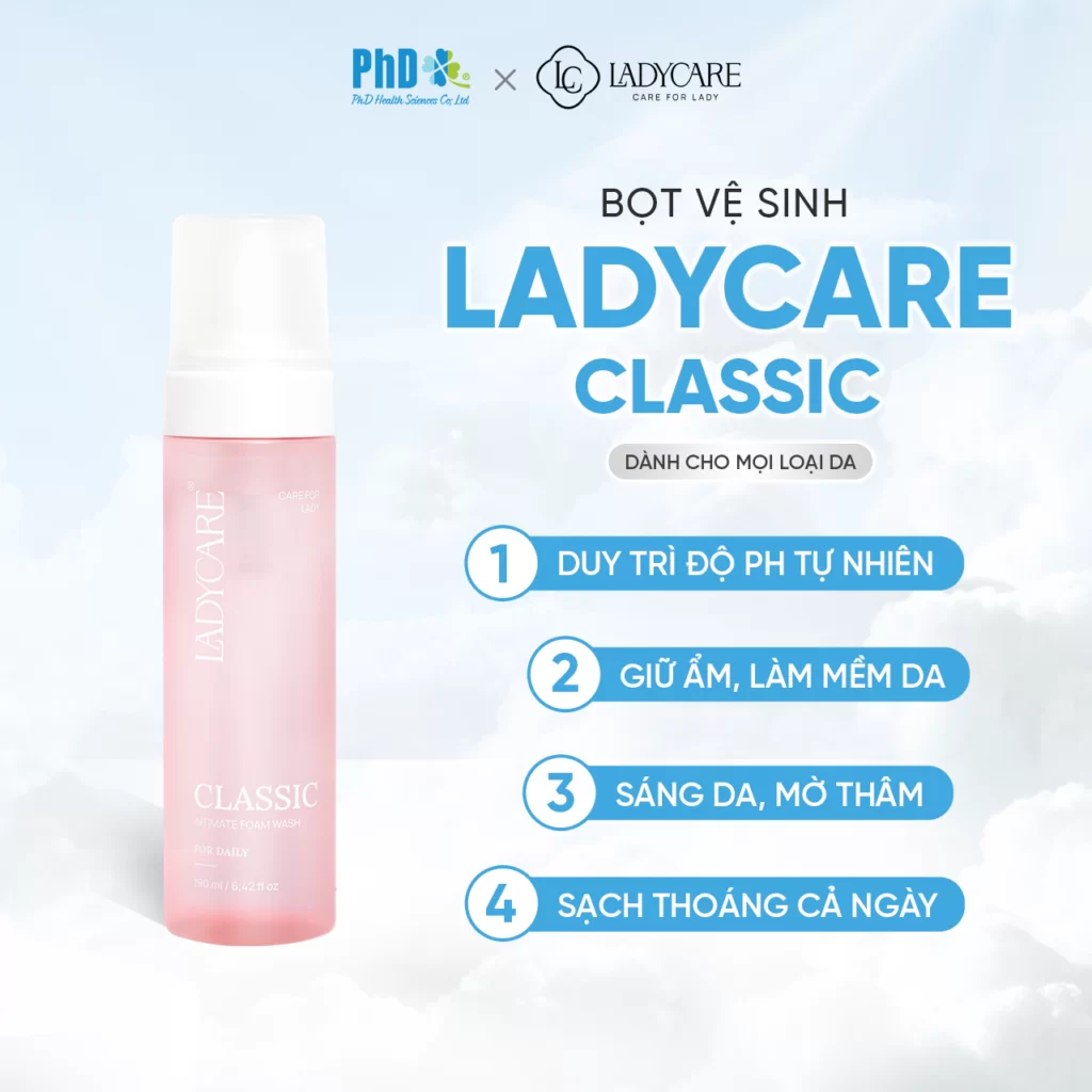 Bọt vệ sinh Ladycare Classic 190ml
