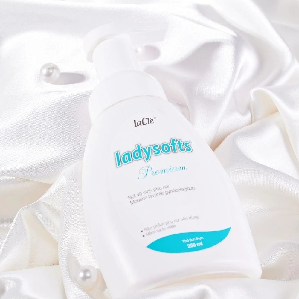 Ladysofts Premium LaClé 100ml – Bọt rửa vệ sinh phụ nữ